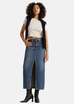 ANKLE COLUMN SKIRT