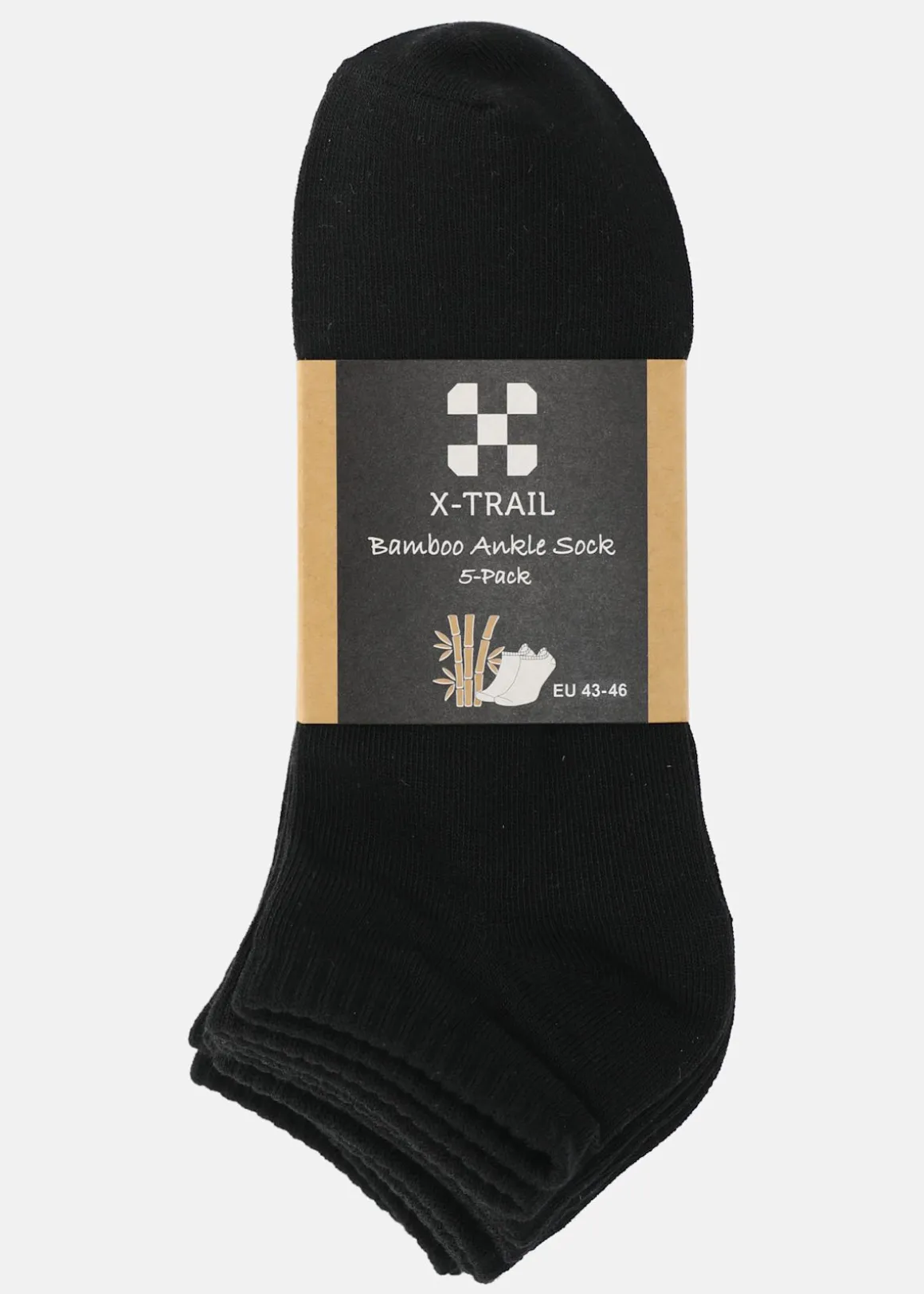 Bamboo Ankle Sock 5-Pack