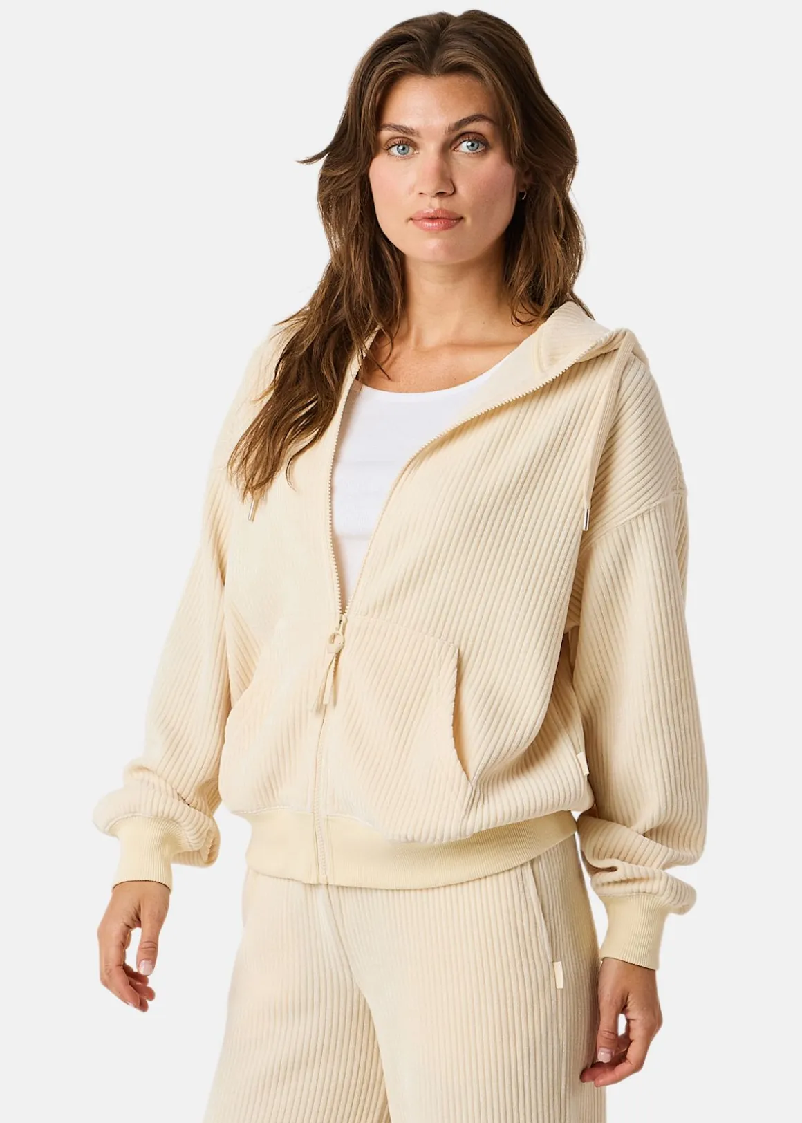 Chenille Lounge Full Zip Hoodie W