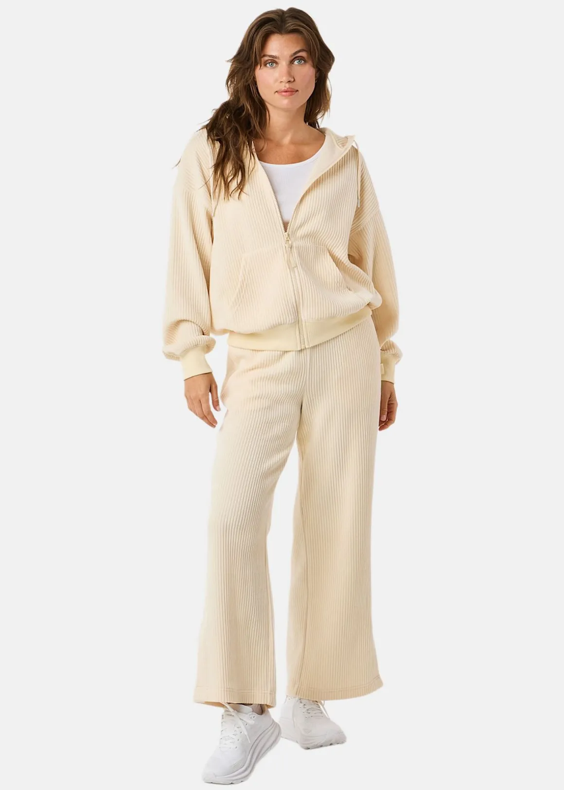 Chenille Lounge Full Zip Hoodie W