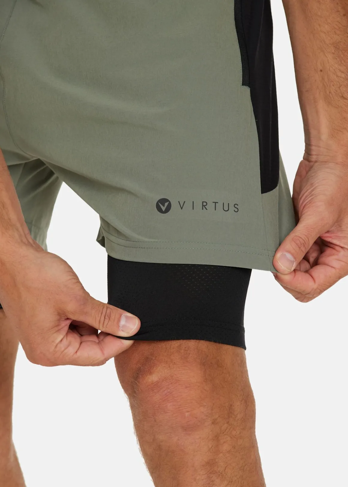 Dylan M 2-in-1 Stretch Shorts