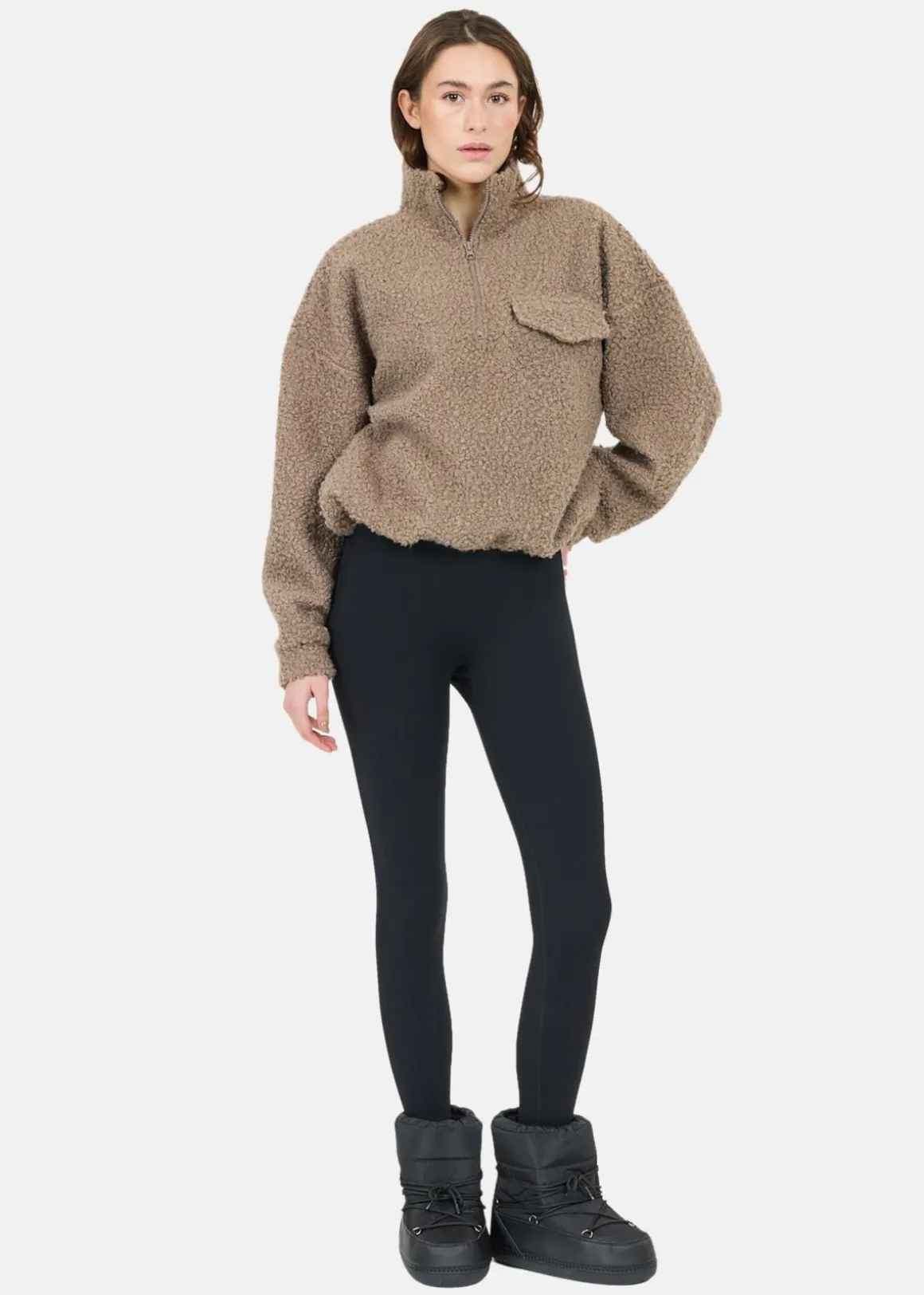 Florrie W Sherpa Half zip