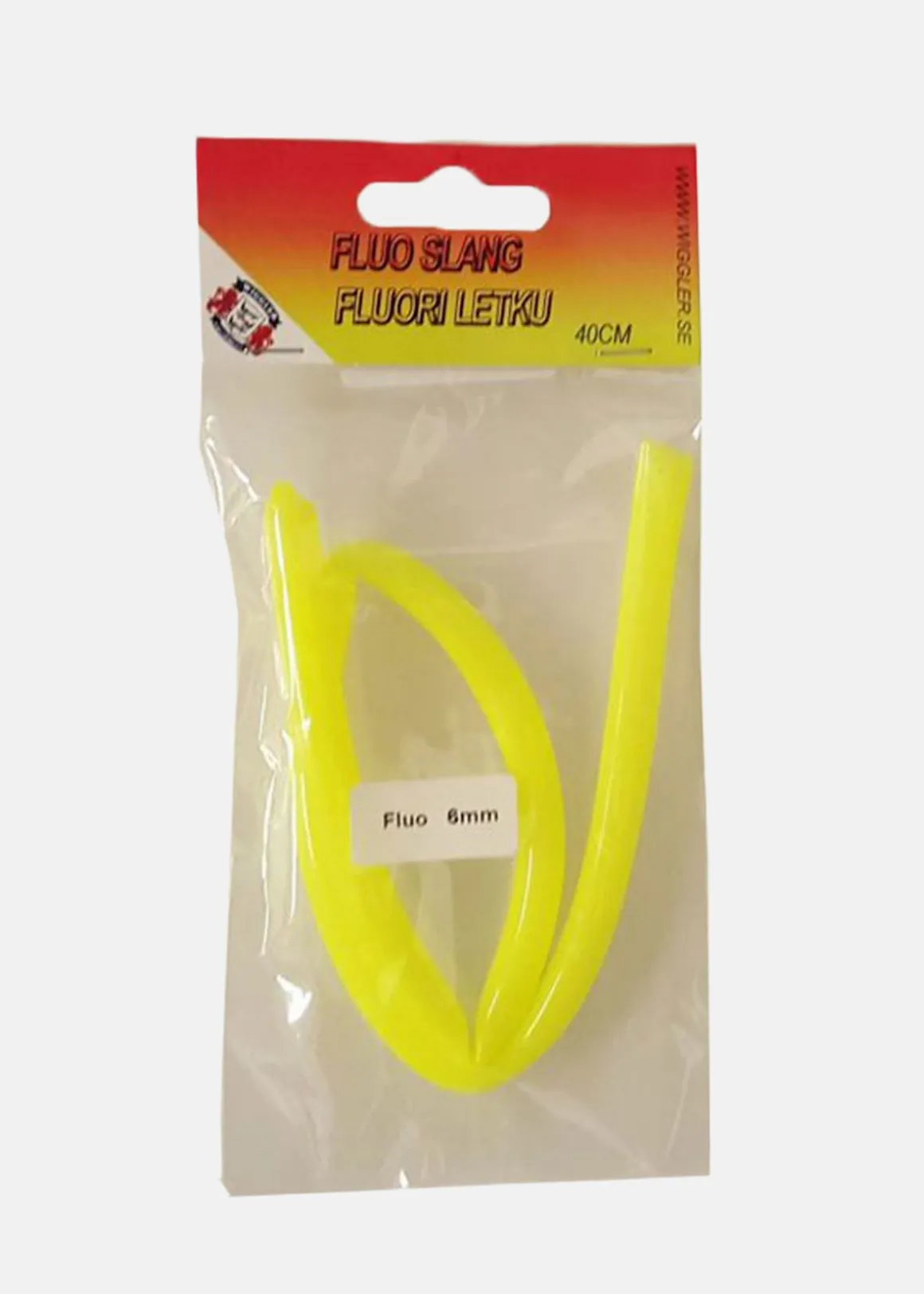 Fluoslang gul 4,0mm 1x40cm
