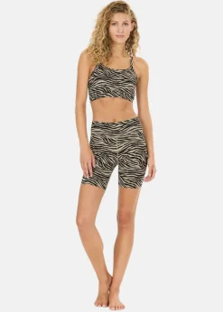 Larissa W Printed Sports Bra