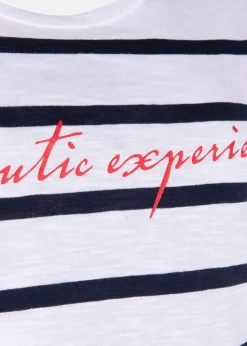 Ocean Stripe Tee W
