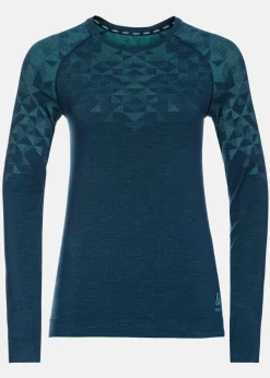 ODLO W Crew neck l/s KINSHIP P