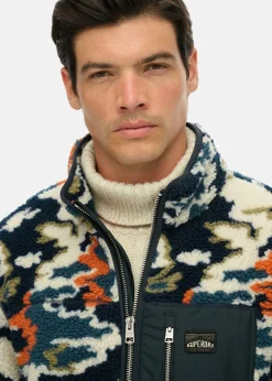 PRINTED FLEECE ZIP THRU