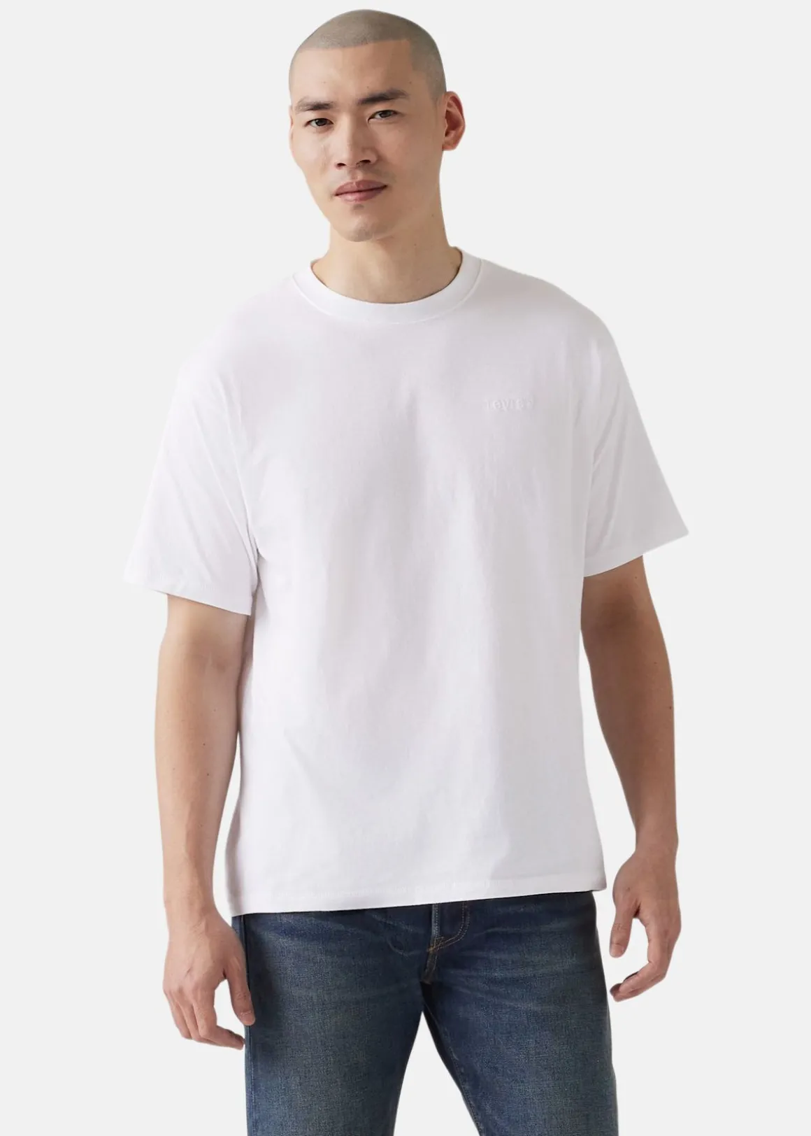 RED TAB VINTAGE TEE WHITE + JE