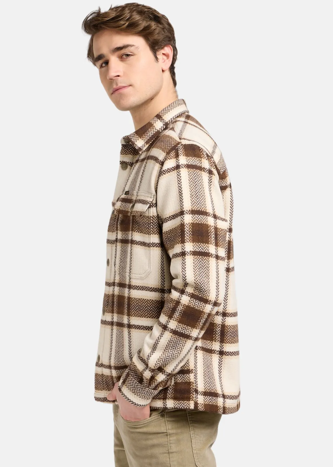 RELAXED_OVERSHIRT ARABICA_PLAI