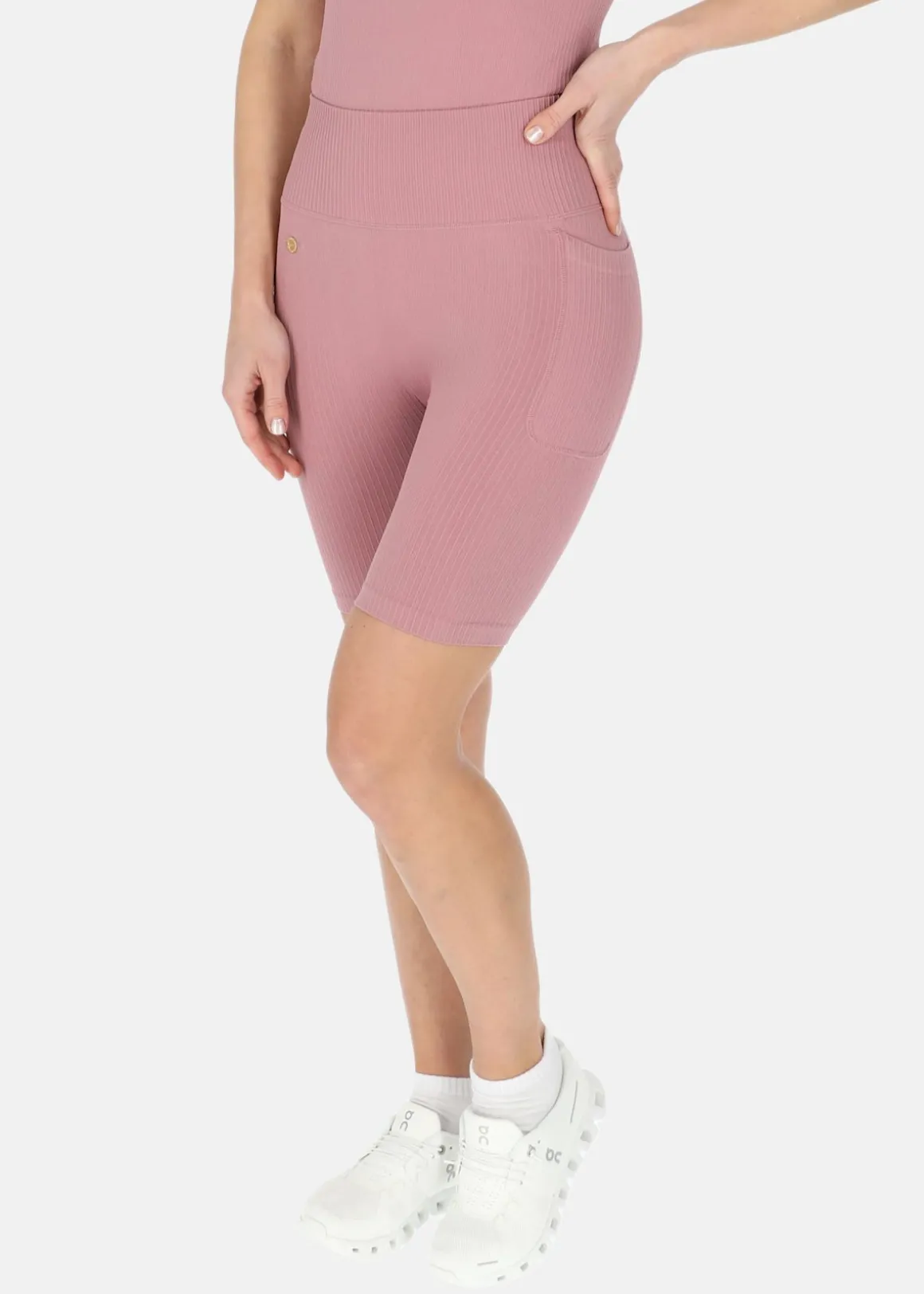 Ribbed Seamless Short Tights W