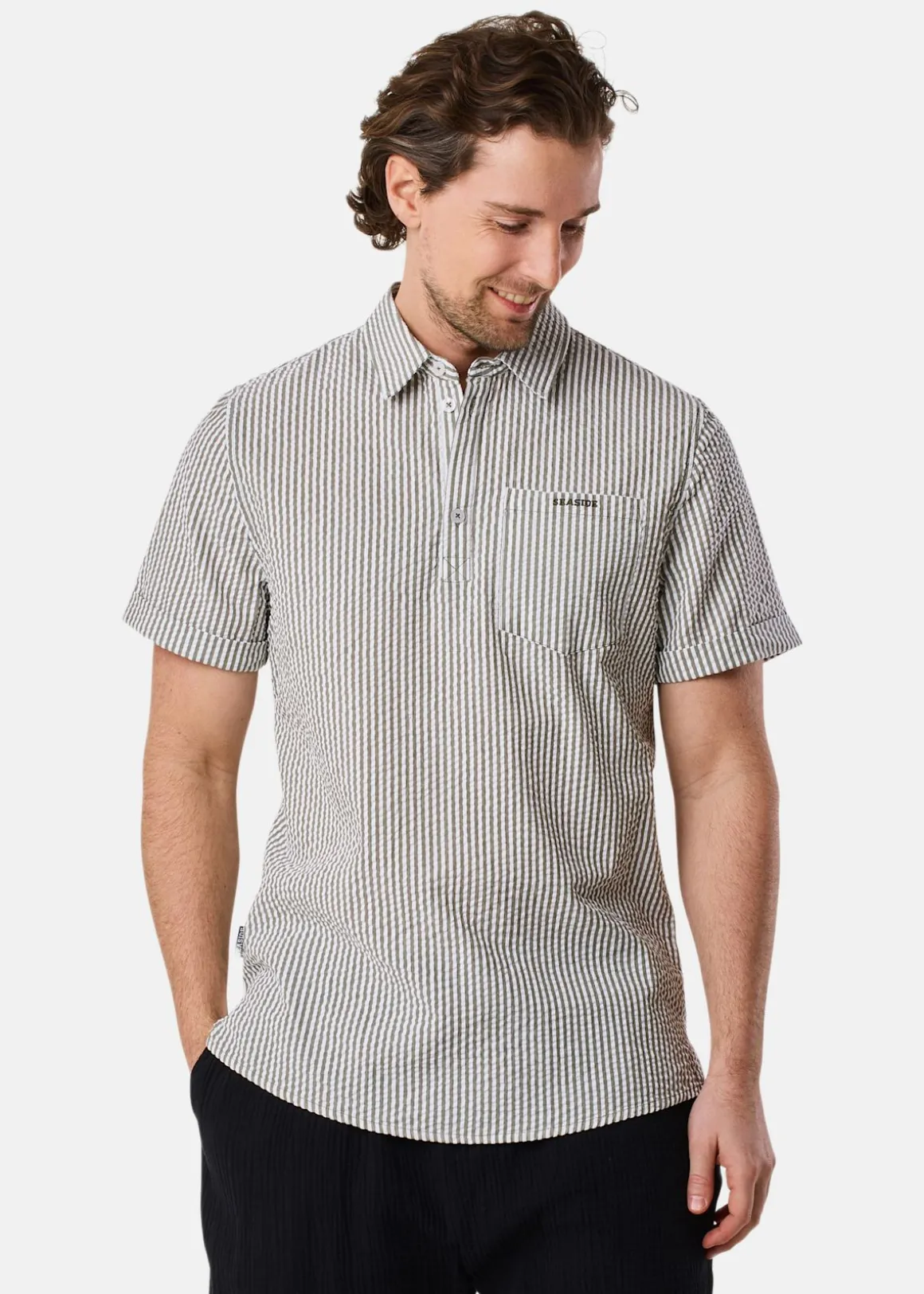 Seersucker Pique Shirt