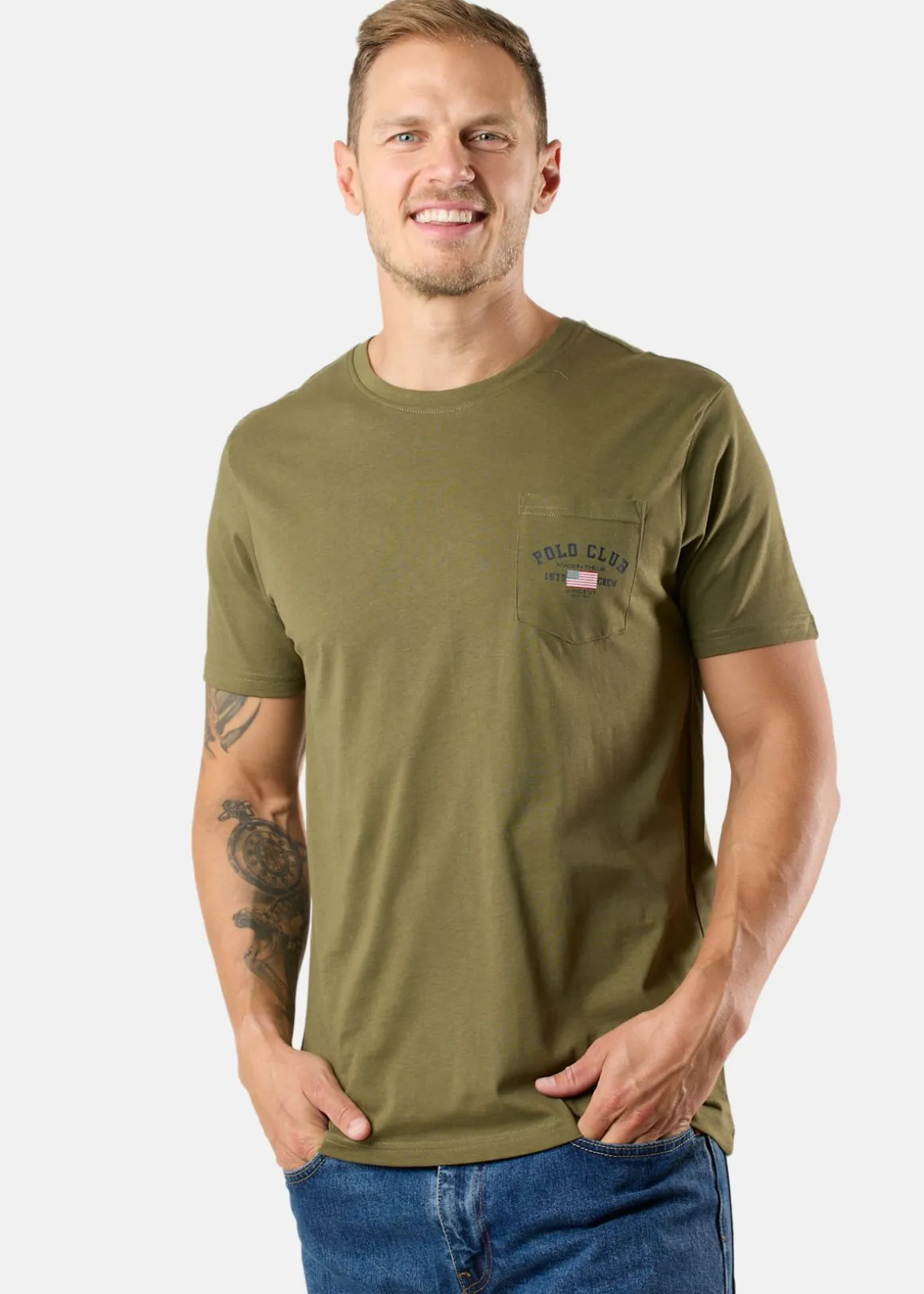 Texas Tee (Bröstficka)