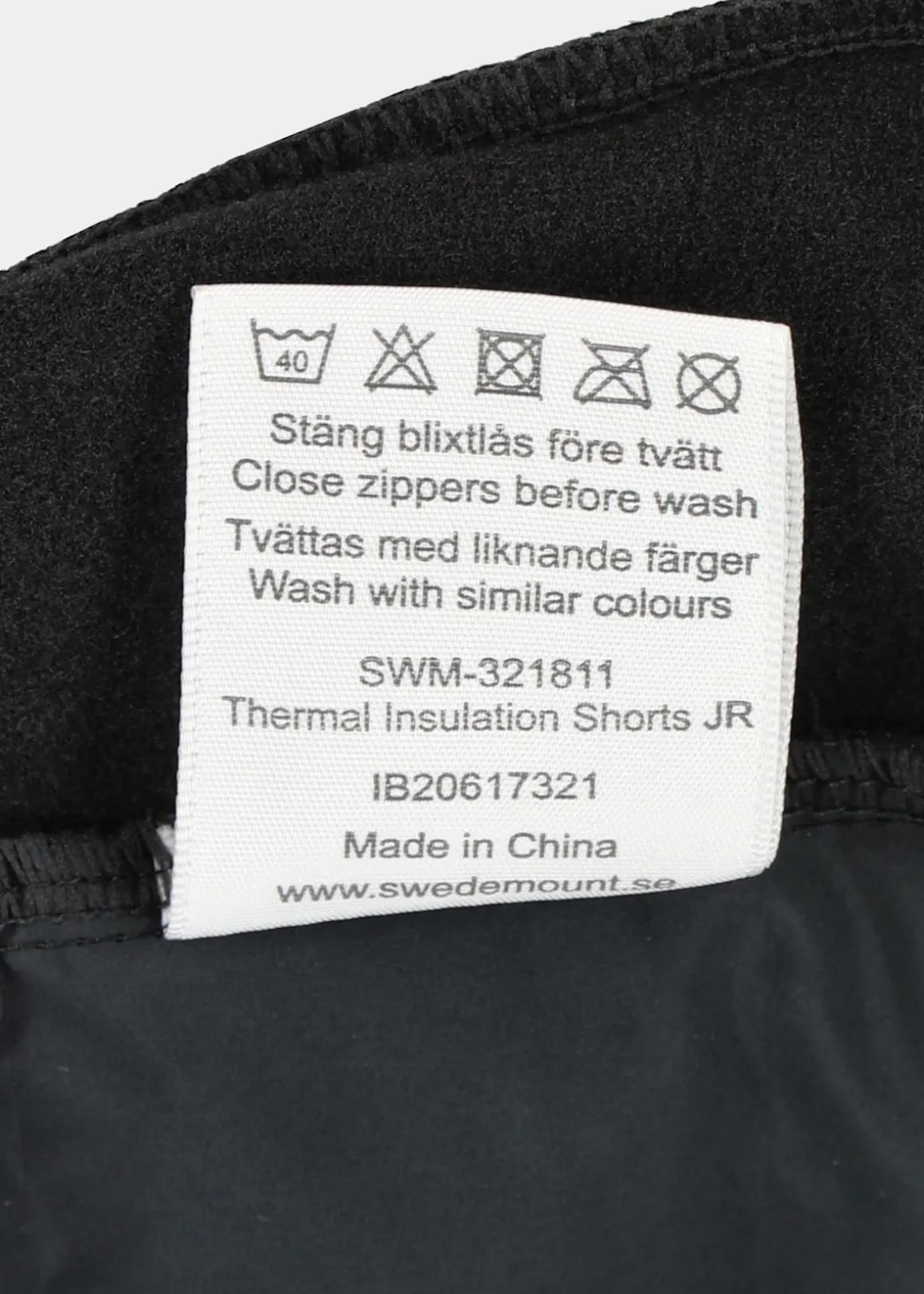 Thermal Insulation Shorts JR