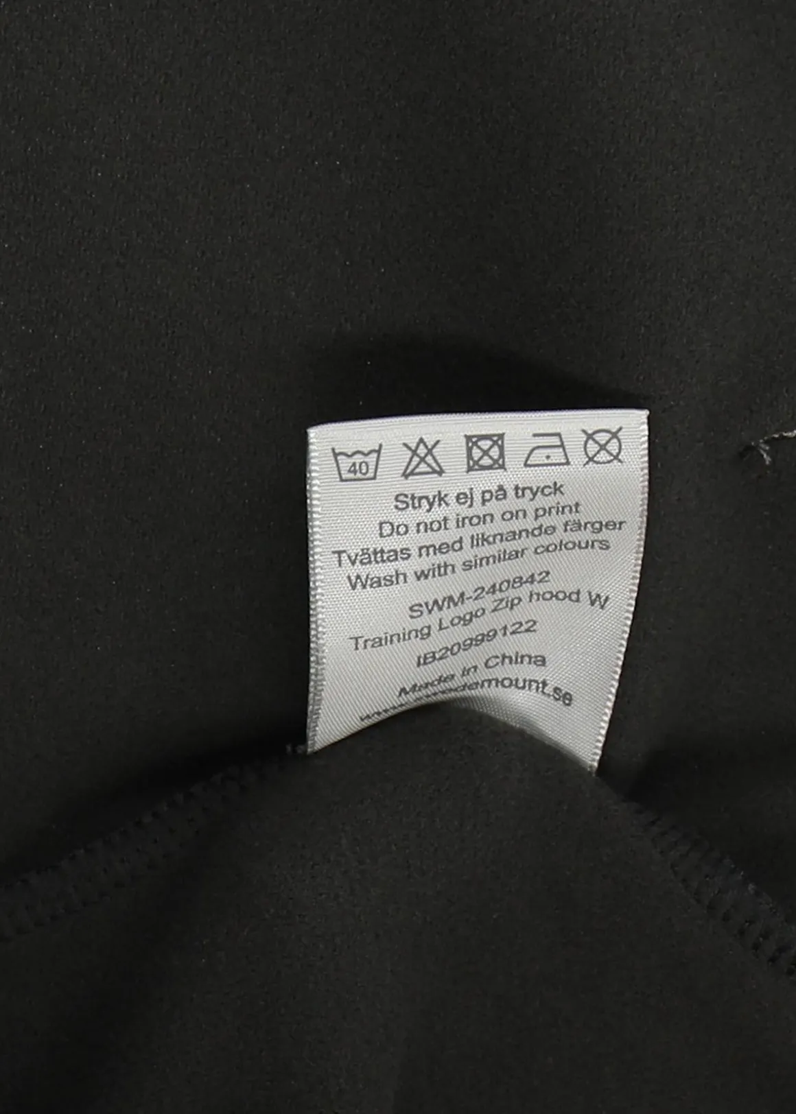 Training Logo Zip hood W