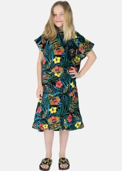 Tropical Beach Poncho JR