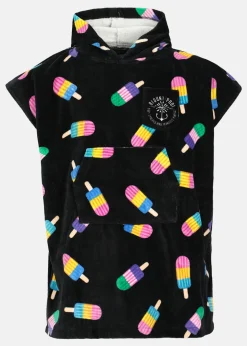 Tropical Beach Poncho Kids