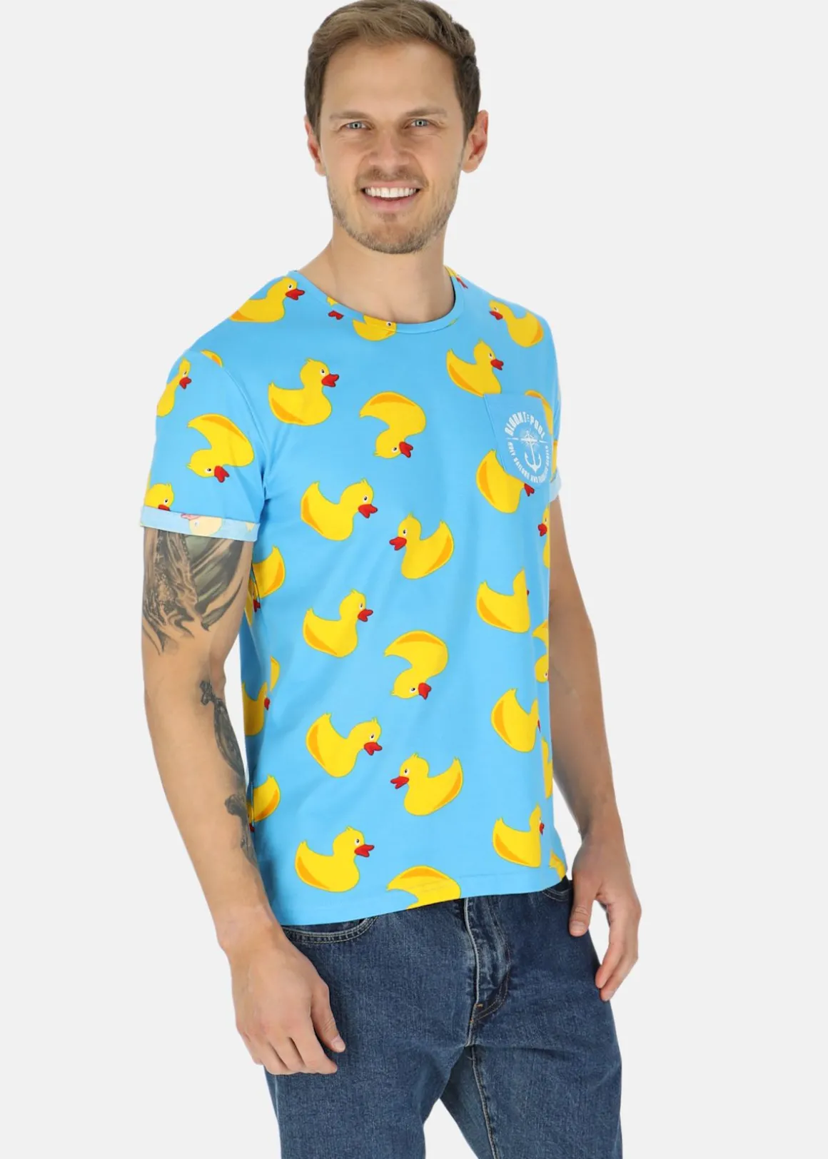 Tropical Pocket Tee