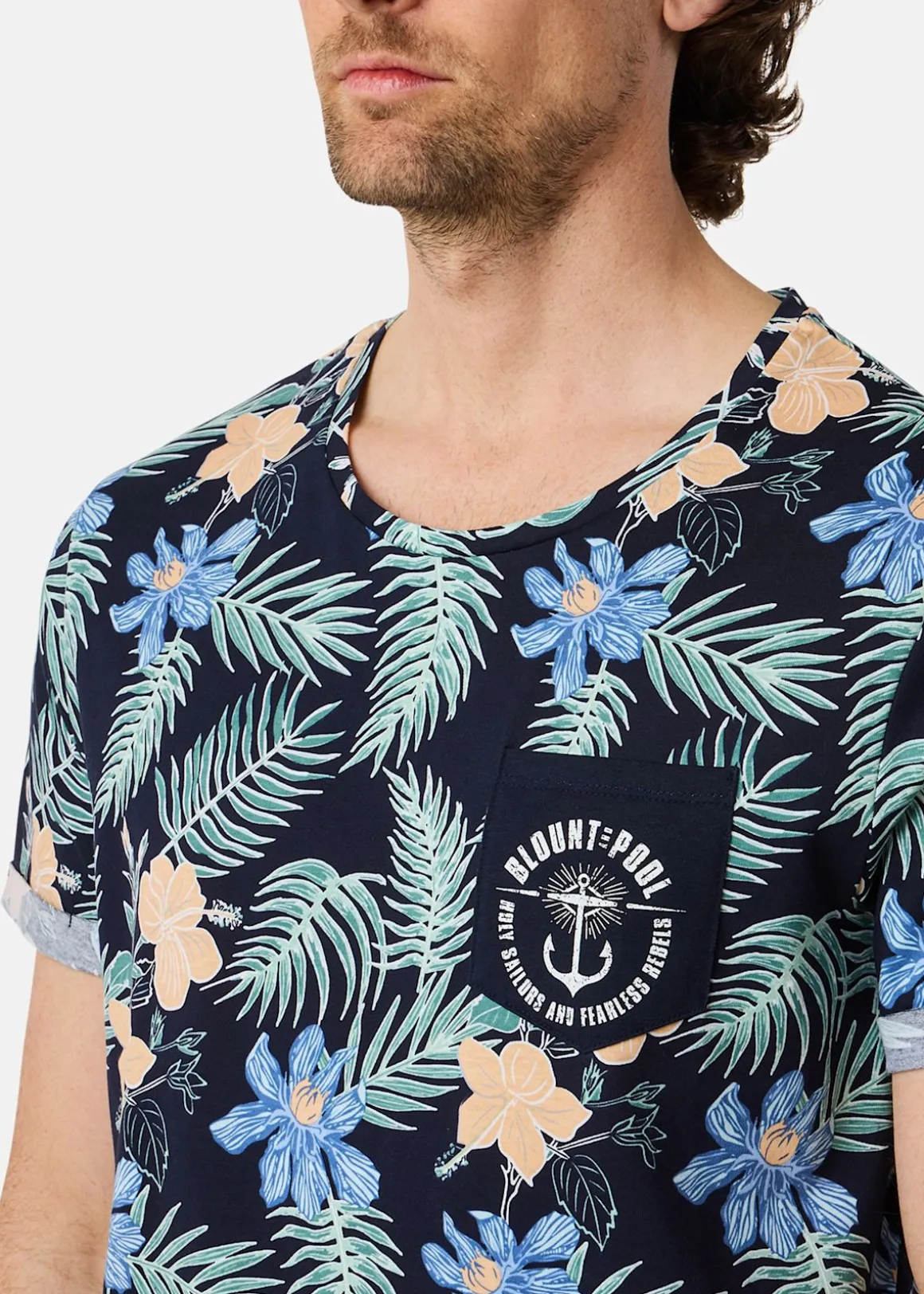 Tropical Pocket Tee