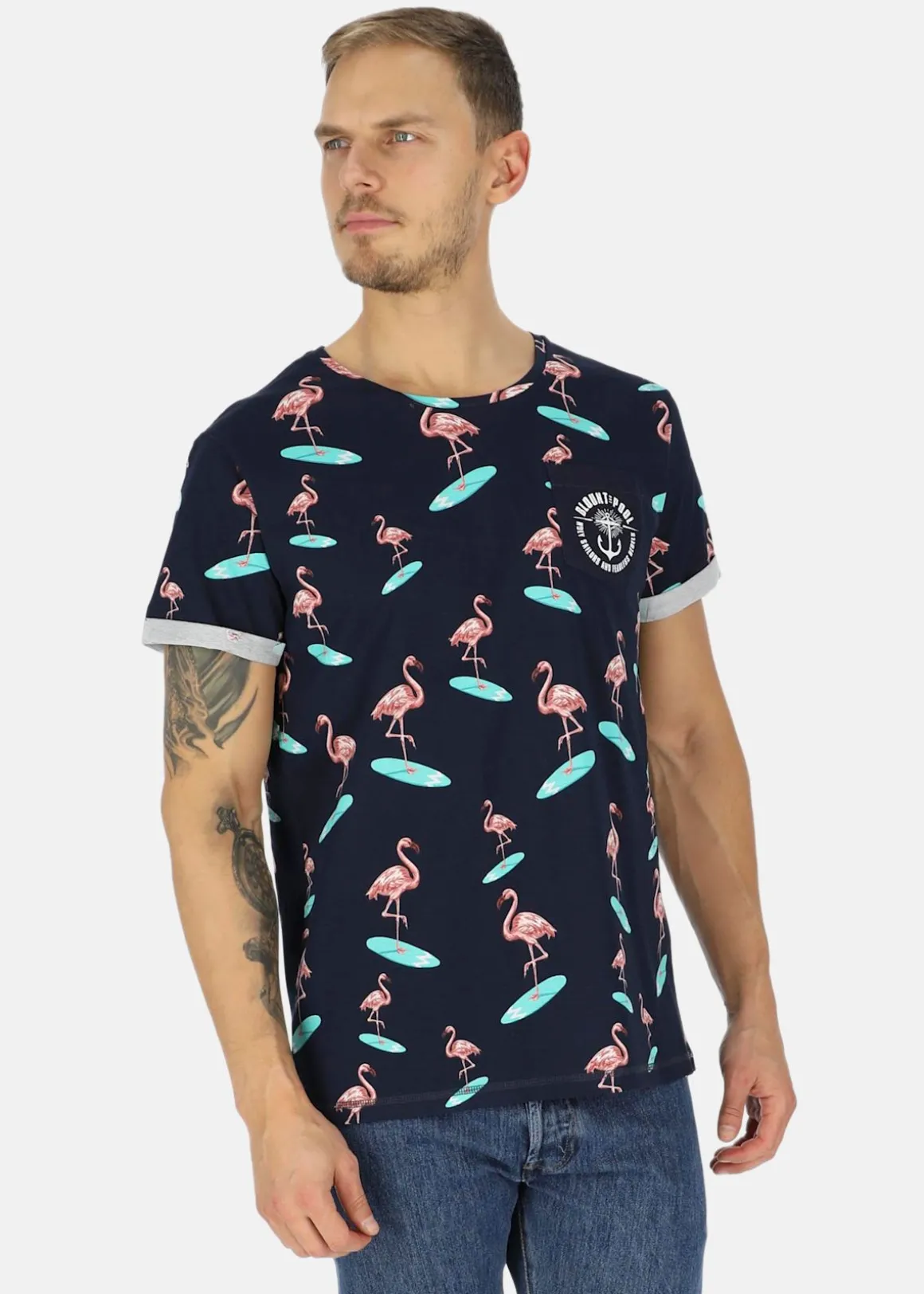 Tropical Pocket Tee
