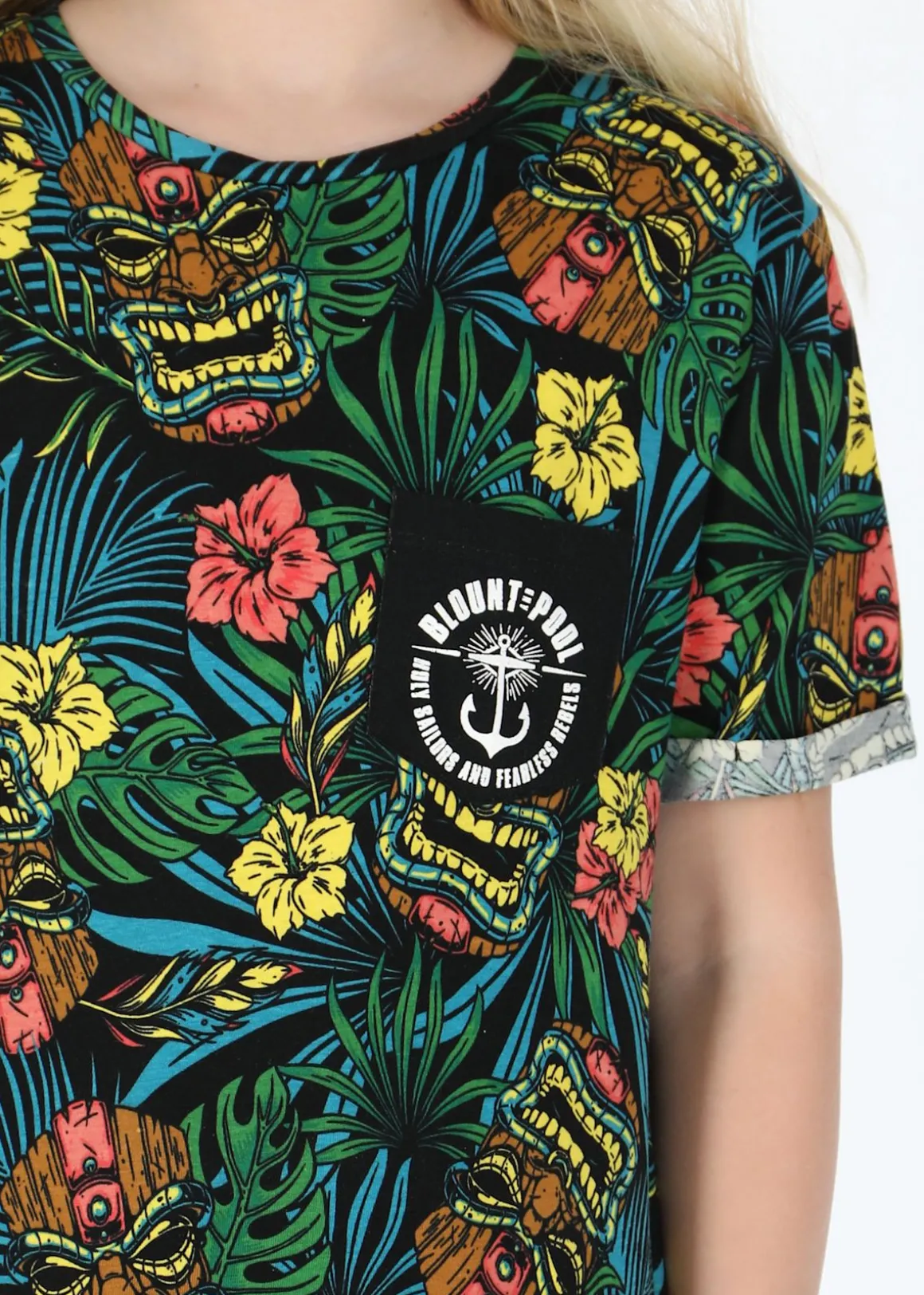 Tropical Pocket Tee JR