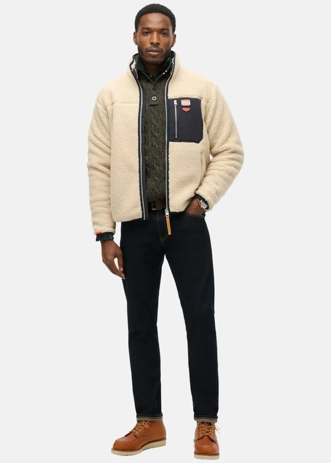 VINTAGE RETRO FULL ZIP FLEECE