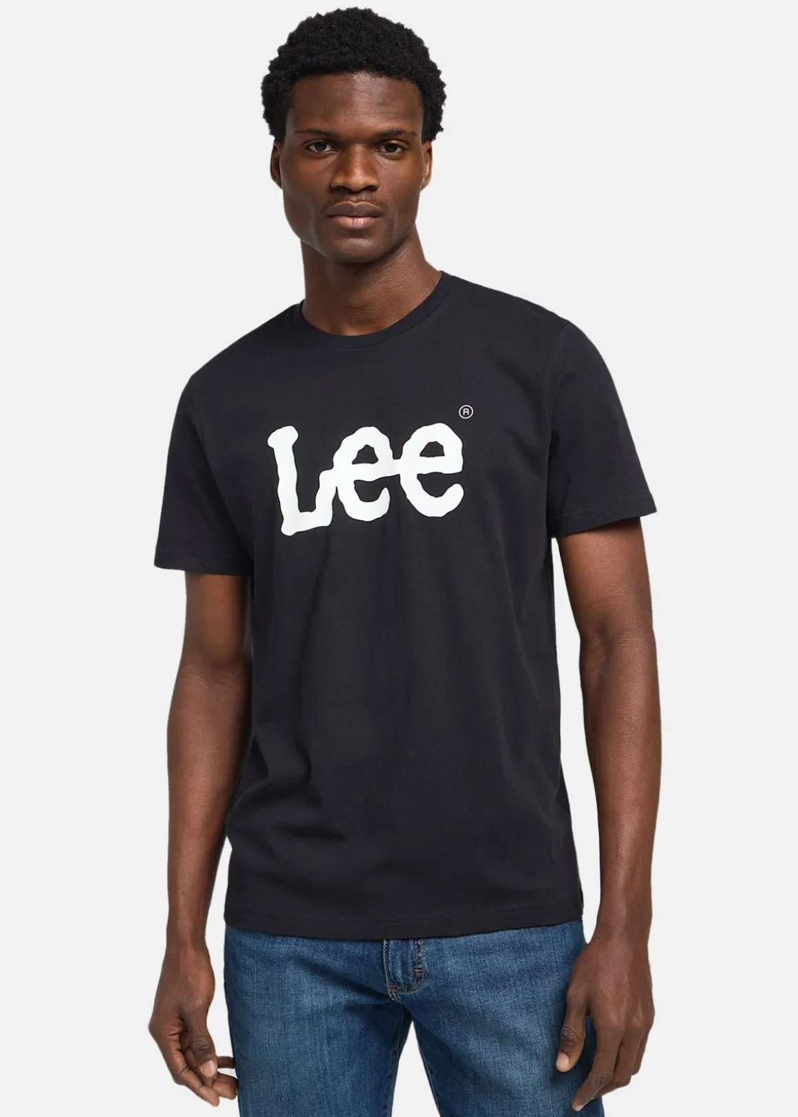 WOBBLY_LOGO_TEE BLACK