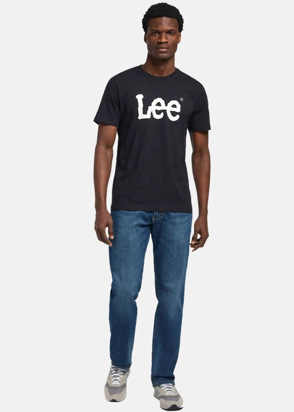 WOBBLY_LOGO_TEE BLACK