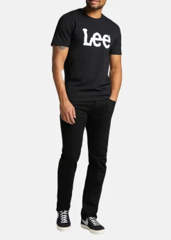 WOBBLY_LOGO_TEE BLACK