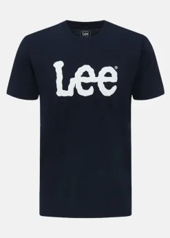 WOBBLY_LOGO_TEE NAVY_DROP